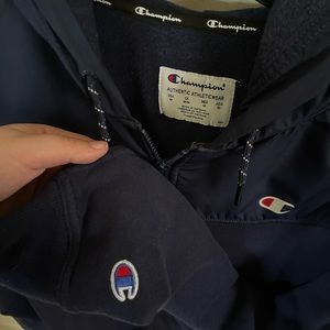 Navy blue champion jacket